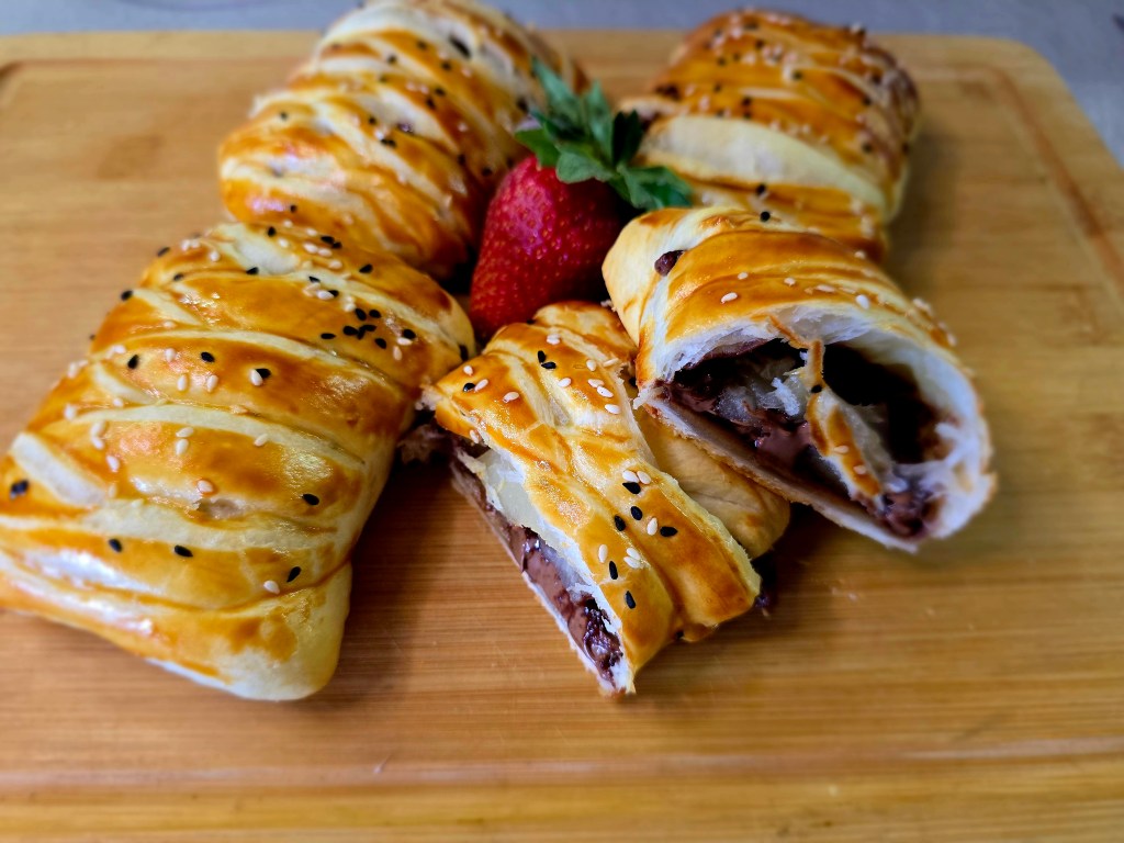 Баничка от бутер тесто и шоколад 